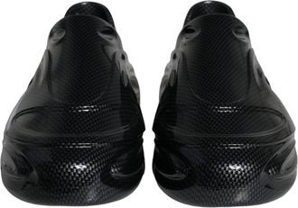 Dolce & Gabbana Black Foiled Rubber Toy Low Top Men Sneakers Mens Shoes