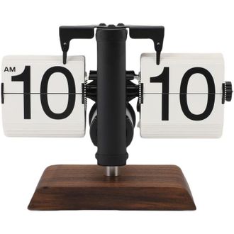 OEM Reloj De Escritorio Mec&aacute;nico Retro Vintage Con Tapa Abatible, Autom&aacute;tico De 12 Horas, Ideal Para El Hogar, Sala De Estar, Oficina O Escuela. Incluye P
