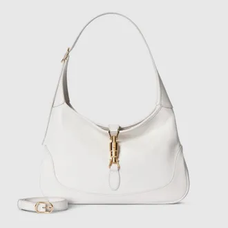 Gucci Jackie 1961 Medium Shoulder Bag, White, Leather