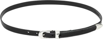Our Legacy 2 CM Riem - Heren - Riemen - Zwart - 90 CM - Leer - Accessoires