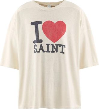 Saint Mxxxxxx Logo-print T-shirt
