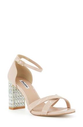 Dune London Malena Square Toe Sandal in Blush Patent at Nordstrom Rack, Size 8Us / 38Eu