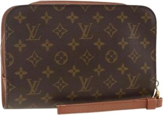 Louis Vuitton Pre-owned Clutches, female, Brown, Size: ONE SIZE Pre-owned Clutch Bag
