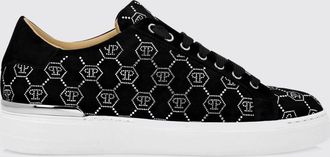 Philipp Plein Sneakers in camoscio con Hexagon di strass