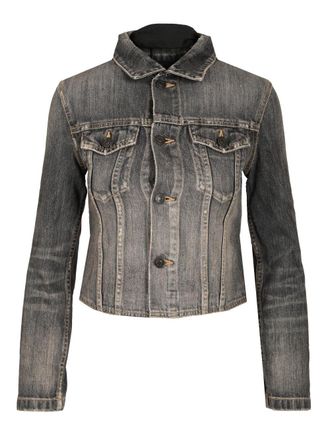 Balenciaga Lace-Up Jacket Giacche Grey-Donna