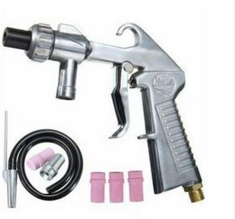 OEM Pistola De Arenado - Alimentaci&oacute;n Por Sif&oacute;n - Para Arenado Y Pulido En Vidrio Aluminio M&aacute;rmol - Boquillas De Cer&aacute;mica 4 5 6 7 Mm - 150 X 135 Mm - 1 Un