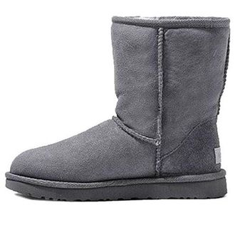 UGG (WMNS) UGG Classic Short II Fleece Lined Gray 1016223-GREY