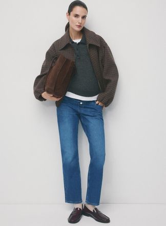 Mango Jeans diritti premaman blu scuro - Donna - 38 - MANGO