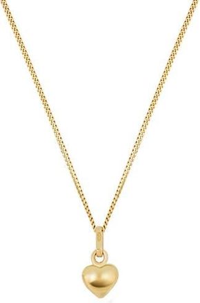 Bony Levy 14K Yellow Gold Puffy Heart Pendant Necklace at Nordstrom Rack, Size 18