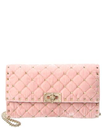 Valentino Rockstud Spike Velvet Crossbody