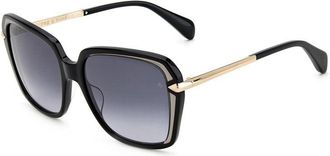 Rag & Bone RNB1059/G/S 0807 9O Black/Gold/Grey Gradient