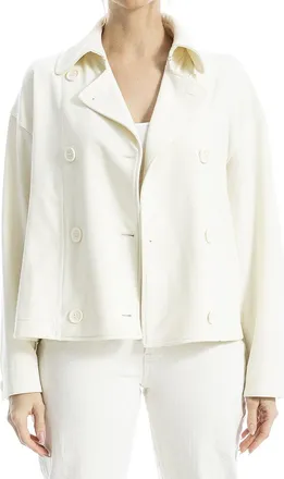 Max Studio Double Breasted Cropped Jacket