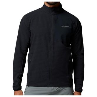 Columbia Superior Summit Grid Full Zip M Fleecejacke f&uuml;r Herren | schwarz