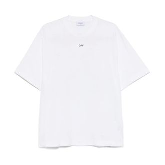 Off-white T-Shirts, male, White, Size: XL White Vibe Arrow T-shirt
