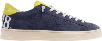 P448 The Jack Indigo Lime - Heren - Sneakers - Blauw - 48 EU - Su&egrave;de - Schoenen