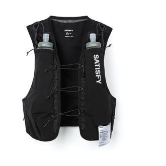 SATISFY Vests, male, Black, Size: L Justice Cordura 5L Hydration Vest