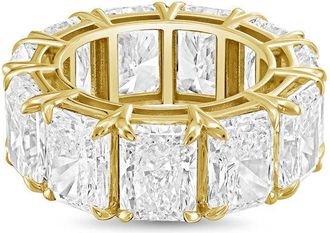 Diana M. Jewels 14kt yellow gold 5.00cts radiant lab grown diamond eternity band