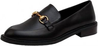 Lisa*Vicky Womens Pull-On Loafer In Black