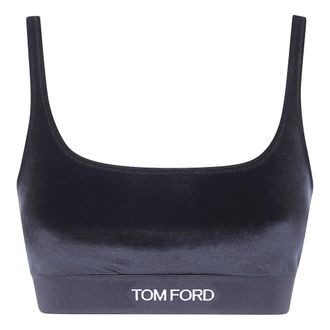 Tom Ford Dames, Ondergoed, Blauw, Maat: L Velours