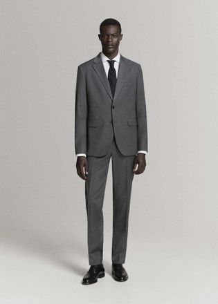 Mango Pantaloni completo Mil&aacute;n slim-fit grigio - Uomo - 42 - MANGO MAN