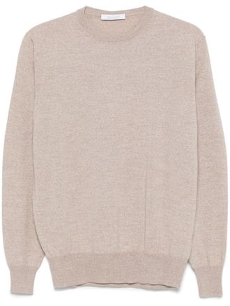 Cruciani marl-knit sweater - men - Wool - 48 - Neutrals