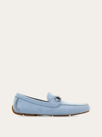 Ferragamo Men Gancini ornament driver Blue Size 10.5
