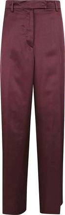 Dries Van Noten Wide-Leg High-Waist Trousers with Tailored Finish