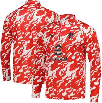 Puma Mens Puma Red AC Milan 2025/26 Pre-Match dryCell Quarter-Zip Top at Nordstrom, Size X-Large