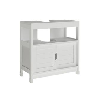 Vicco Mobile Sottolavabo Per Bagno Vilda, Bianco, 60 X 60 Cm, Vicco