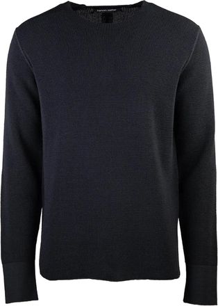 Hannes Roether long-sleeve crew-neck sweater - Zwart