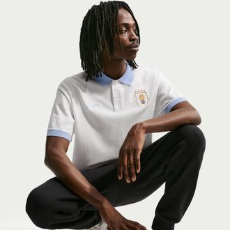 Nike Uruguay Club Nike Mens Soccer Polo in White | IO4749-121