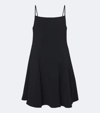 Givenchy Sliced crepe cady minidress