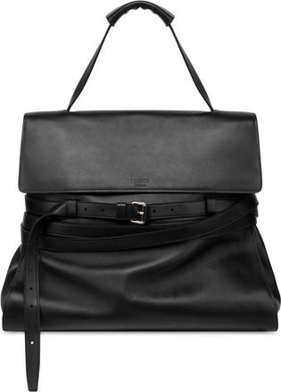 Moschino Tie Me shoulder bag - women - Sheepskin - One Size - Black