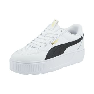 Puma Womens Karmen Rebelle Sneaker, White Black, 10