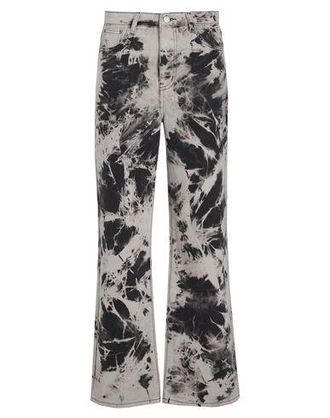 8 by YOOX BLEACHED 5 POCKETS JEANS