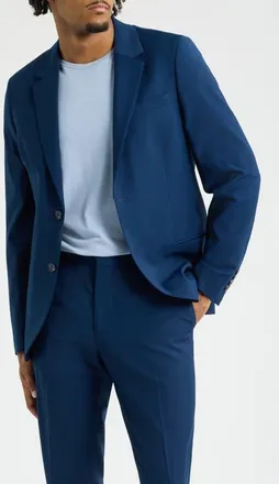 Open Edit Skinny Fit Wool Blend Sport Coat in Navy Pageant at Nordstrom, Size 36