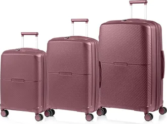 Champs Luggage Aura / 3-Piece Luggage Set / Black