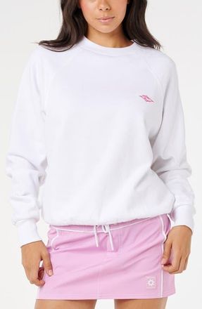 Rip Curl Curren Surf Relaxed Graphic Sweatshirt in Optical White at Nordstrom, Size Xx-Small
