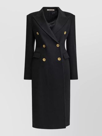 Tagliatore cashmere double-breasted long coat