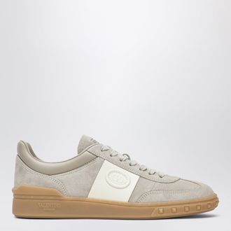 Valentino Garavani Upvillage mixed-material sneakers in beige and ivory
