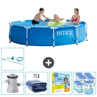 Intex Piscina Con Estructura Redonda - 305x76 Cm - 8-piezas Scb28