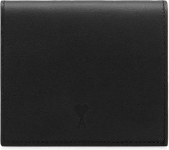 Ami Tonal Heart Logo Wallet - unisex - Ami Paris - Wallets & Cardholders - Black - ONE SIZE - Accessories