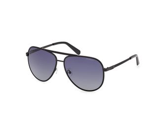 Guess Polarized Smoke Pilot Mens Sunglasses GU00209 02D 61