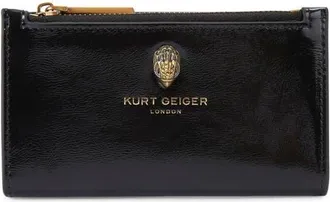 Kurt Geiger Bond Leather Bifold Wallet in Black at Nordstrom