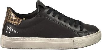Nevver Black/Brown Leather Sneakers