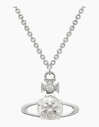 Vivienne Westwood Womens Reina Large Pendant Silver - Size: OS