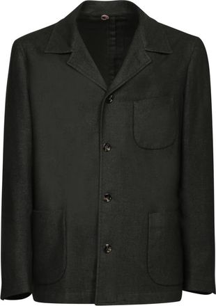 Dell'Oglio Groene Blazer voor Mannen Aw 24 - Heren - Blazers - Groen - L - Jassen