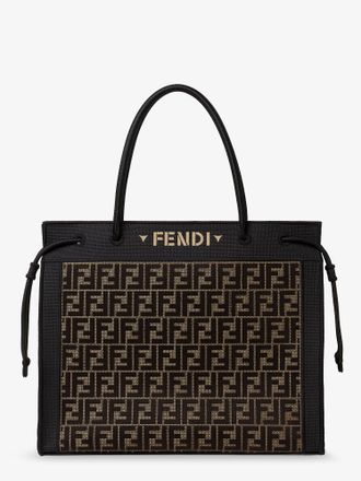 Fendi Borsa Magic Shopper in tessuto FF con logo ricamato frontale - FENDI - gender_Woman