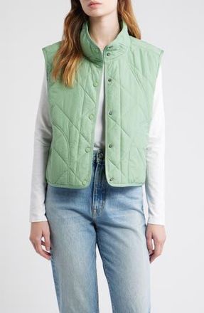 Thread & Supply Lightweight Puffer Vest in Basil at Nordstrom Rack, Size X-Small