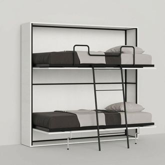 Itamoby Litera Abatible Con Colch&oacute;n Doble 85x185cm Kando 2mbf